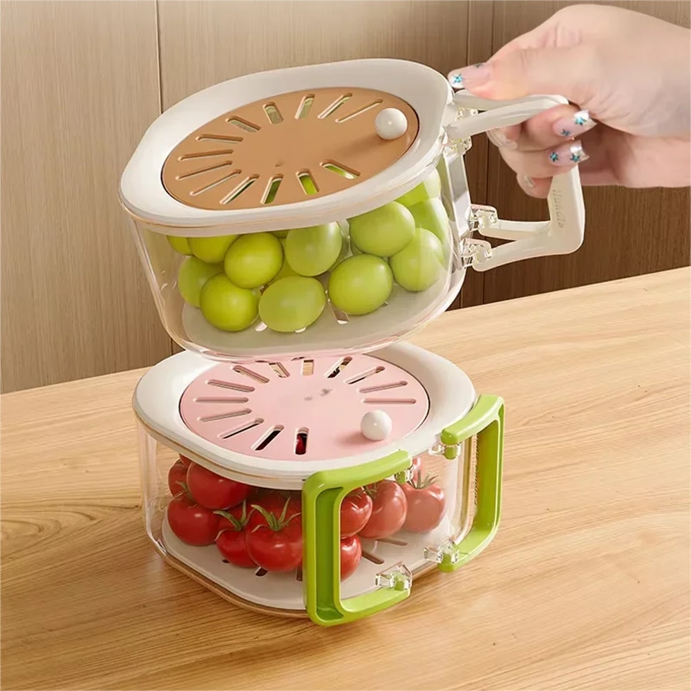 Hand Cranked Fruit Spinner Reusable Kitchen Drain Gadgets Vegetable Lettuce Salad Washer Dry Dehydr 3