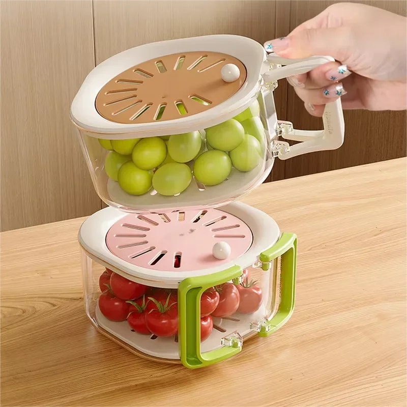 Hand Cranked Fruit Spinner Reusable Kitchen Drain Gadgets Vegetable Lettuce Salad Washer Dry Dehydr 3
