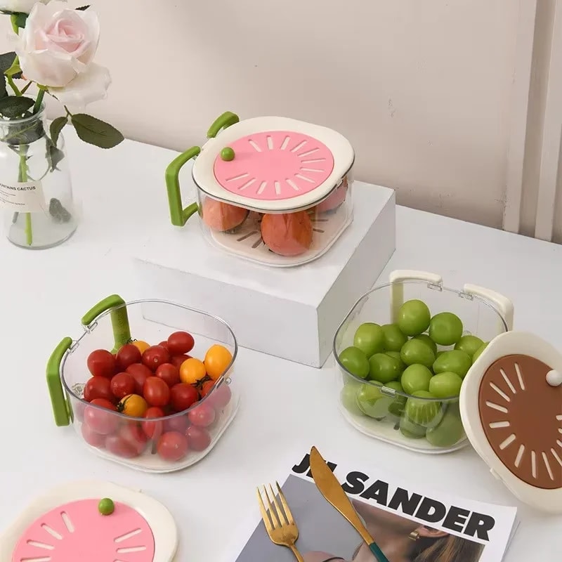 Hand Cranked Fruit Spinner Reusable Kitchen Drain Gadgets Vegetable Lettuce Salad Washer Dry Dehydr 4