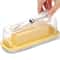 Butter Dish with Lid, Plastic Cheese Storage Container, Fresh Keeping Box