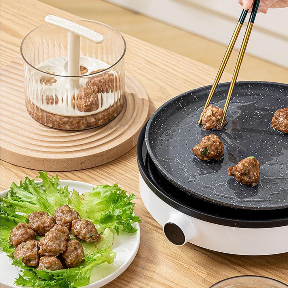 Taiwanese Meatballs Press Mold Translucent Meatball Maker For Minced Meat Storage And Household Fri 2