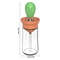 Glass Olive Oil Dispenser Bottle, Silicone Dropper Measuring Oil Dispenser, Silicone Brush Kitchen Tool