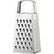 Stainless Steel Multipurpose Grater Vegetable Slicer, Four-Side Box Grater for Potatoes, Radishes & Garlic