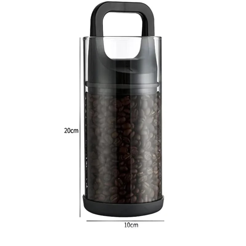 Moisture-proof and leak-proof snack jar, high-end glass vacuum sealed storage for dried fruit