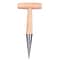 Outdoor Planting Ttype Hole Puncher Seeder Stainless Steel Loosen Soil Tool Wood Handle Dibber For 4