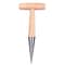Outdoor Planting Ttype Hole Puncher Seeder Stainless Steel Loosen Soil Tool Wood Handle Dibber For 6