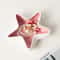 Unique 3D Starfish Ceramic Cigar Ashtray, Modern White Ceramic Trinket Display Tray, Custom Home Living Room Decoration