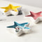 Unique 3D Starfish Ceramic Cigar Ashtray, Modern White Ceramic Trinket Display Tray, Custom Home Living Room Decoration