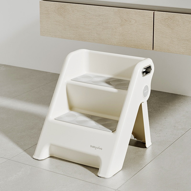 Foldable Kids Step Stool Non-Slip Height Increasing for Hand Washing & Potty Training