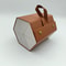 Leather Multi Grid Glasses Case, Folding Hexagonal Anti Pressure Sunglasses Case