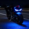 LED Decorative Atmosphere Lamp Motorcycle License Plate Tail Light Devil Eye Strobe 0