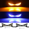 LED Decorative Atmosphere Lamp Motorcycle License Plate Tail Light Devil Eye Strobe 1