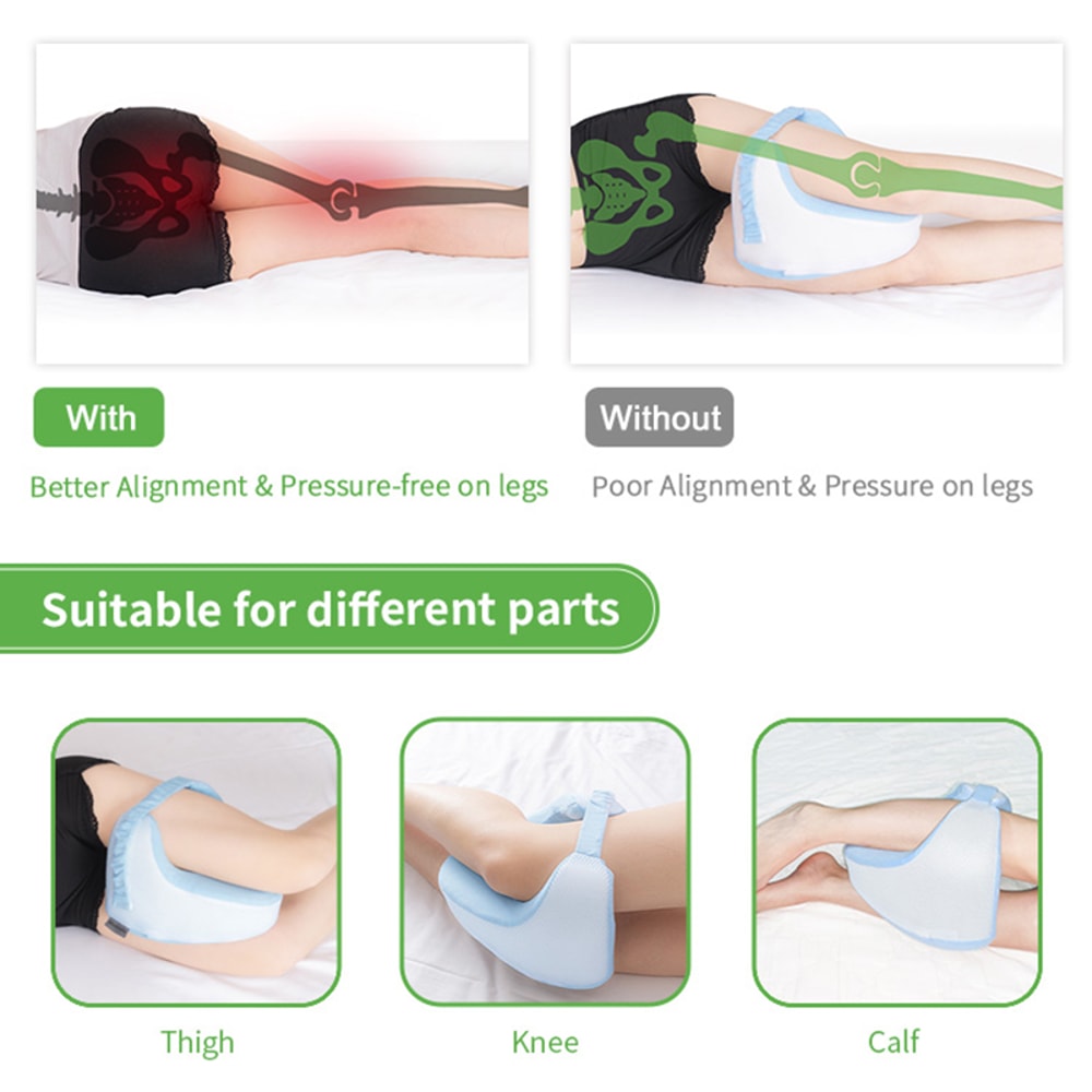 Foam Pillow For Pain Relief Body Leg Pillow For Sciatica Back Hip Support Cushion 2