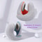 Magnetic Clasp Travel Neck Pillow With Ear Covers 3D Memory Foam UShape Neck Support 0