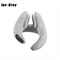 Magnetic Clasp Travel Neck Pillow With Ear Covers 3D Memory Foam UShape Neck Support 4