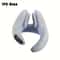 Magnetic Clasp Travel Neck Pillow With Ear Covers 3D Memory Foam UShape Neck Support 6