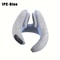 Magnetic Clasp Travel Neck Pillow With Ear Covers 3D Memory Foam UShape Neck Support 6