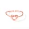 Aesthetic Stainless Steel Rings For Women Gold Color Couple Heart Ring 4