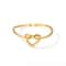 Aesthetic Stainless Steel Rings For Women Gold Color Couple Heart Ring 5