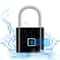 Smart Padlock Waterproof Fingerprint Lock Portable USB Charging Antitheft Zinc 4