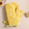 Microwave Heat-Resistant Insulated Kitchen Gloves, Thickened Grid Oven Gloves