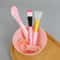 Facial Mask Bowl Stick Silicone Spatula Soft Face Brushes Spoons Set 5