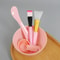 Facial Mask Bowl Stick Silicone Spatula Soft Face Brushes Spoons Set 5