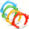 Floatable PVC Pool Toys Diving Rings Set Underwater Swim Training Gear With FishShaped Rings 3