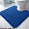 Super Absorbent Bathroom Carpet Ushaped Toilet Mat AntiSkid Memory Foam Bath Mat 6