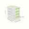Portable Storage Box Transparent Plastic Cover Partitioned Drawer Storage Box 3