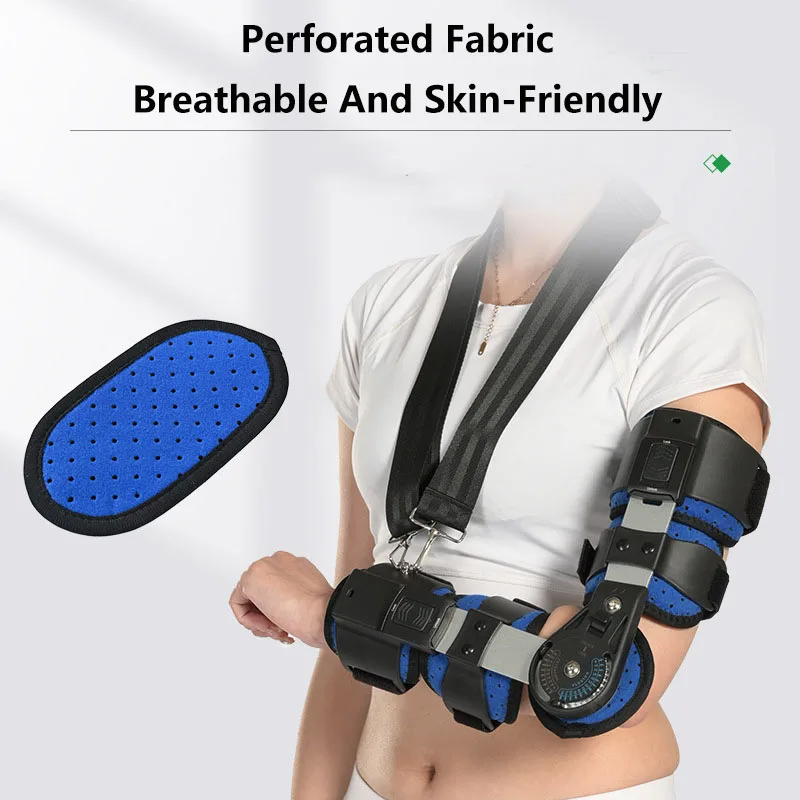 Adjustable Elbow Brace Post OP Breathable Lightweight Elbow Recovery 1
