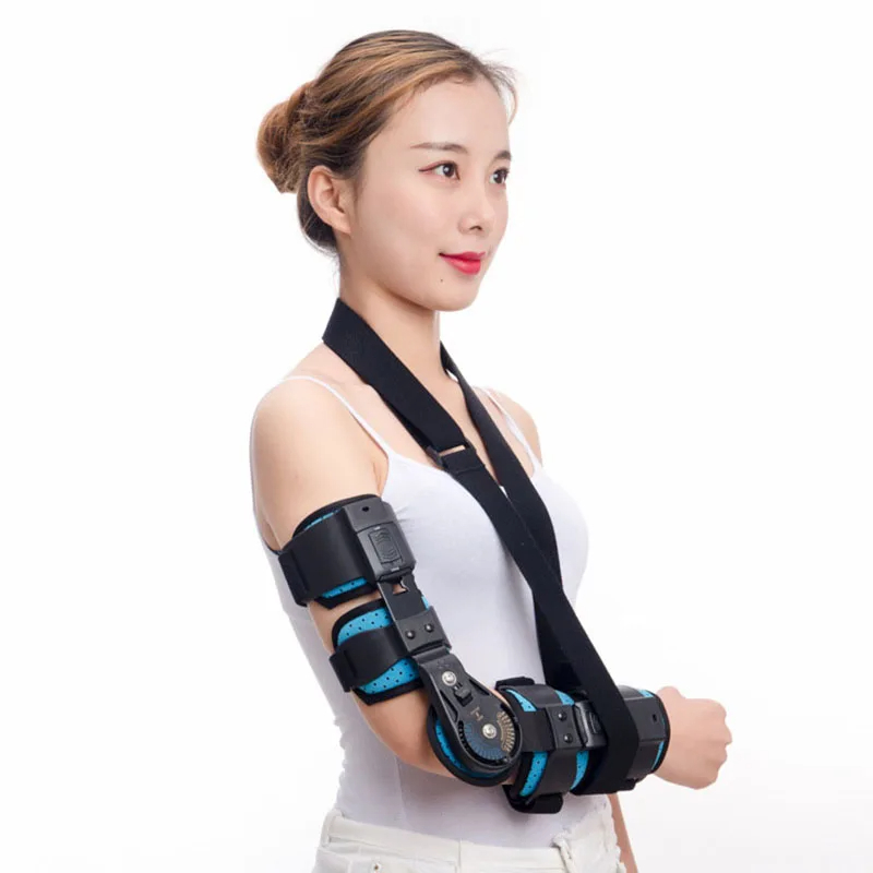 Adjustable Elbow Brace Post OP Breathable Lightweight Elbow Recovery 2