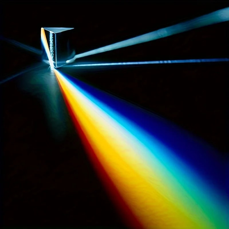 Educational Toy for School Teaching, Triple Prism Glass, Physics Science Toy