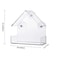 Outdoor Wild Bird Feeder House Transparent Window Sliding Tray With Removable Suction Cups 5