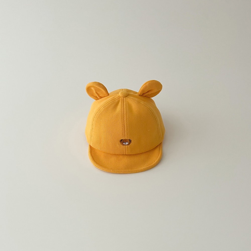 Adorable Baby Baseball Cap with Animal Ears, Adjustable Soft Brim, Lightweight Headwear