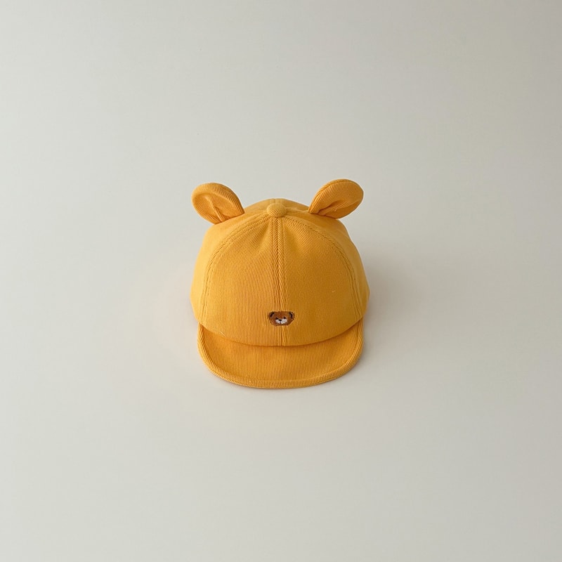Adorable Baby Baseball Cap with Animal Ears, Adjustable Soft Brim, Lightweight Headwear