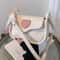 Fashion Love Slanting Cross Bag, Retro Saddle Niche Shoulder Bag