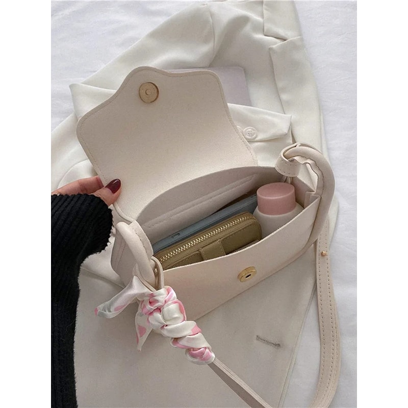 Fashion Love Slanting Cross Bag, Retro Saddle Niche Shoulder Bag