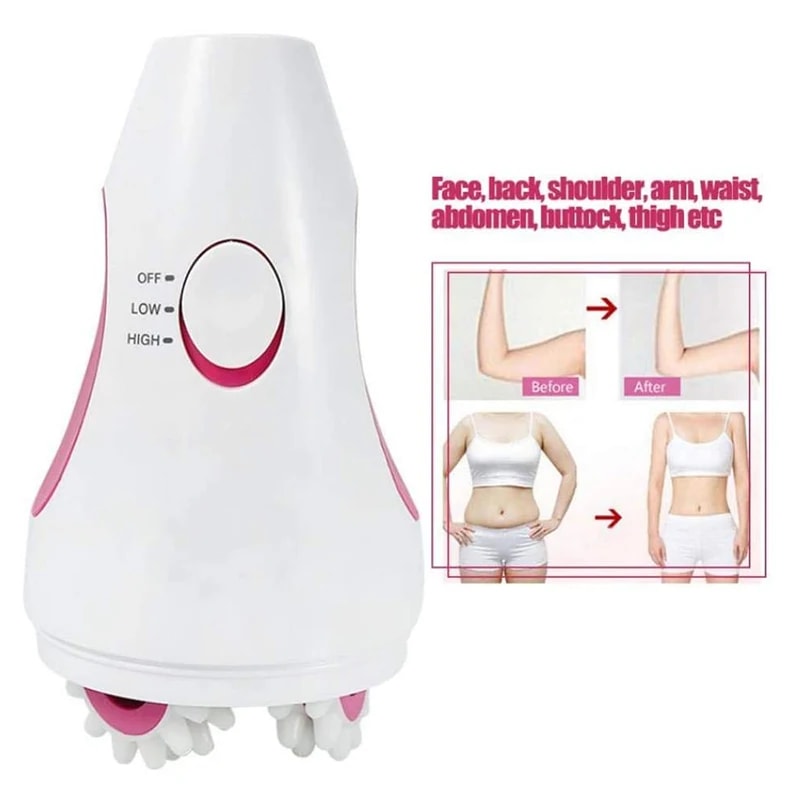 Electric Slimming Massager Machine, High Quality 3D Face-Lift Device, Powerful Kneading Wheel