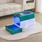 Fully Enclosed Spill Proof Deodorant Cat Toilet Pet Litter Box Kitten Anti Splash Plastic Sandbox B 8