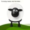 Adorable SheepShaped Toilet Paper Holder Perfect For Bathroom Decor Freestanding Design 4