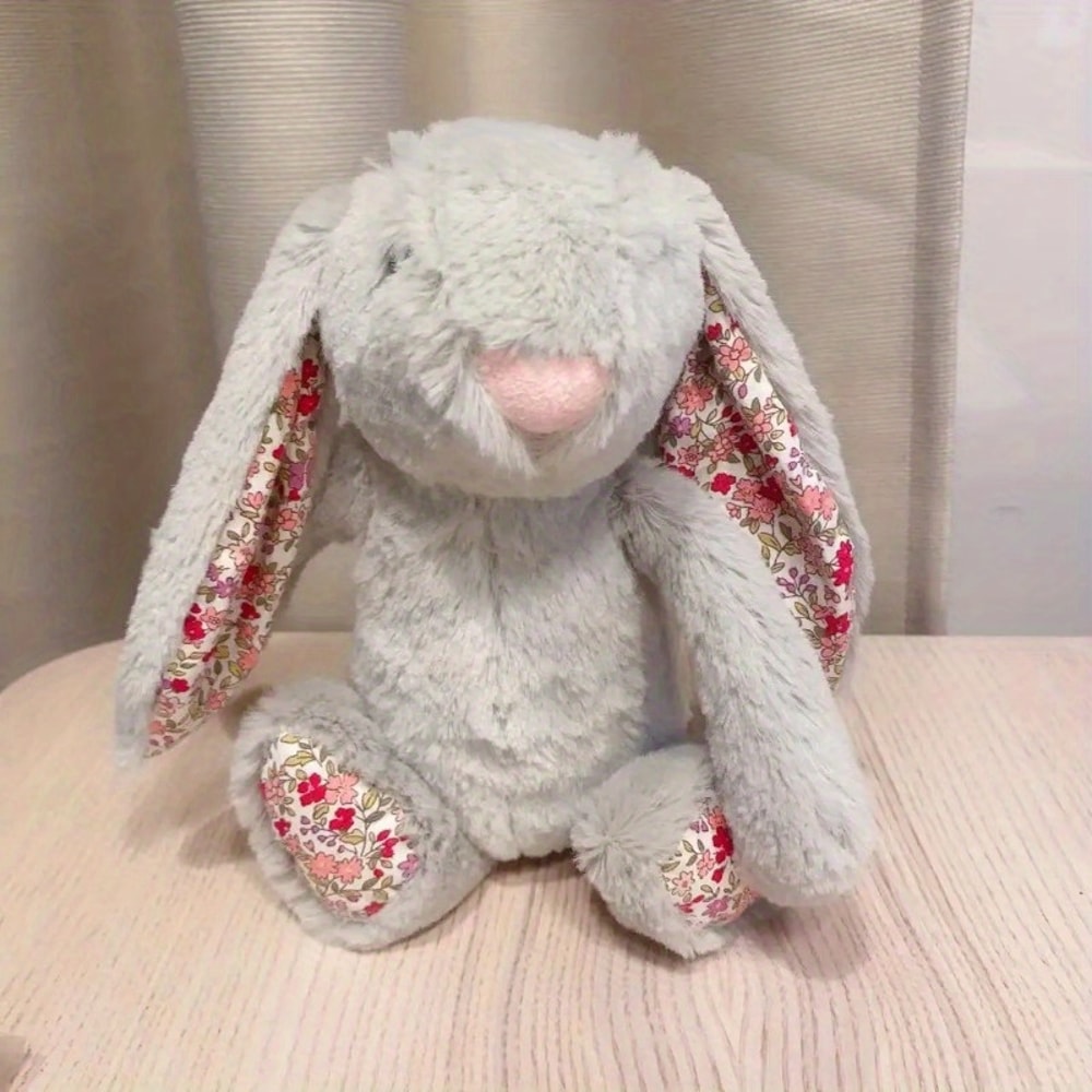 Creative Soft Stuffed Animal Cute Sitting Long Ear Rabbit Plush Doll Gift 1