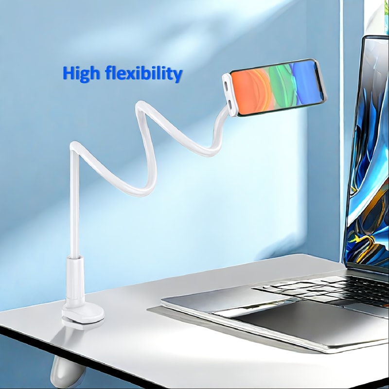 Phone Holder Flexible Long Arm Clamp Gooseneck Tablet Mount For Bed Desk Stand For IPad Samsung Xia 3