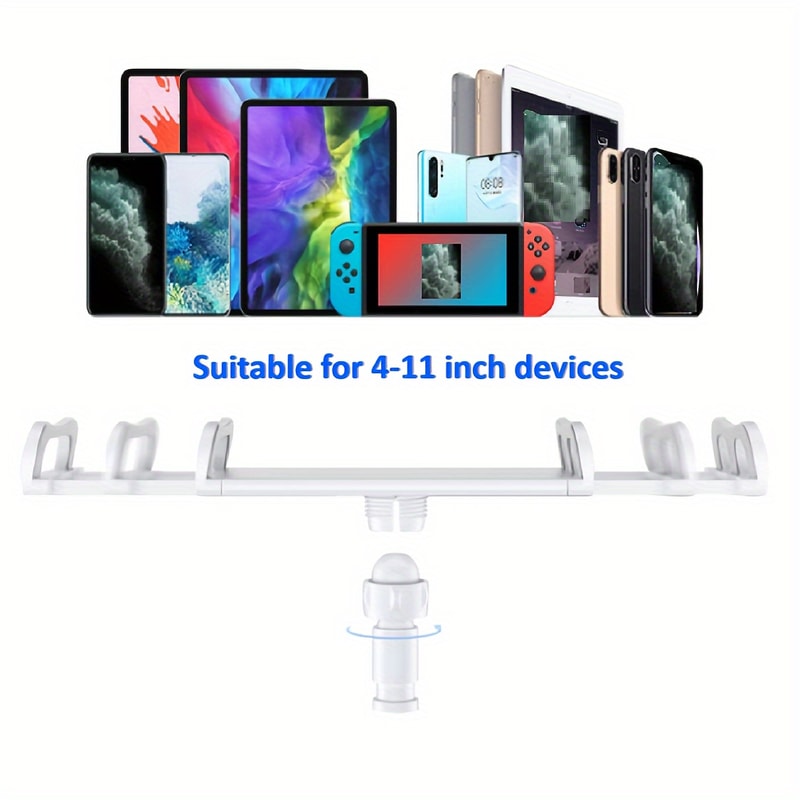 Phone Holder Flexible Long Arm Clamp Gooseneck Tablet Mount For Bed Desk Stand For IPad Samsung Xia 5