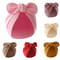 Toddler Cap Baby Accessories, Solid Color Newborn Beanie Cute Bows Turban Hats