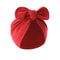 Toddler Cap Baby Accessories, Solid Color Newborn Beanie Cute Bows Turban Hats