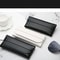 Soft and Stylish Black and White Leather Glasses Case, Travel Accessories, Glasses Protection for Men and Women