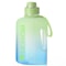 Plastic Portable Water Bottle With Straw, Large Capacity Fitness Kettle, Outdoor Gradient Sports Bottle