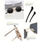 Retro Polygonal Metal Frame, Fashionable Trendy Glasses for Women and Men, Octagonal Glasses for Beach Party Trips