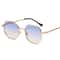 Retro Polygonal Metal Frame, Fashionable Trendy Glasses for Women and Men, Octagonal Glasses for Beach Party Trips